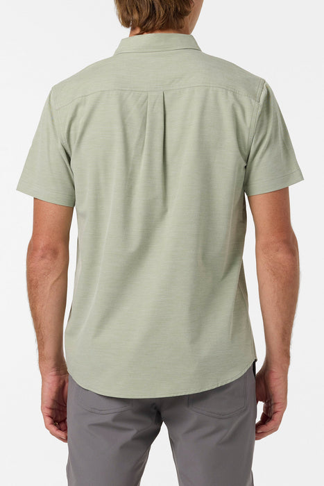 O'Neill Light Check Standard S/S Shirt-Oil Green
