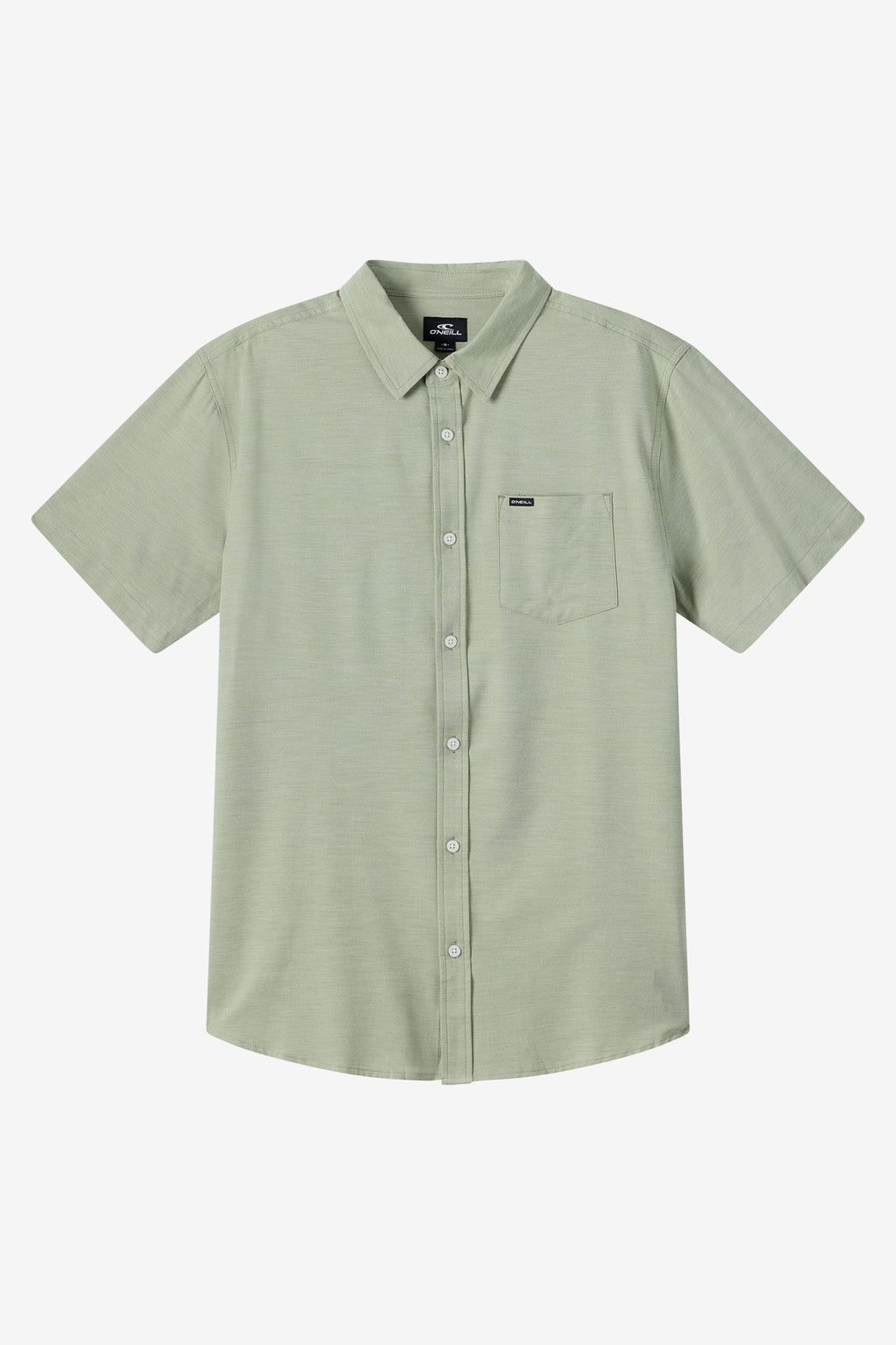 O'Neill Light Check Standard S/S Shirt-Oil Green