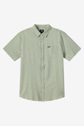 O'Neill Light Check Standard S/S Shirt-Oil Green