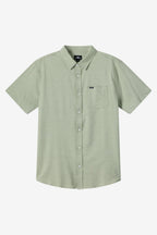 O'Neill Light Check Standard S/S Shirt-Oil Green