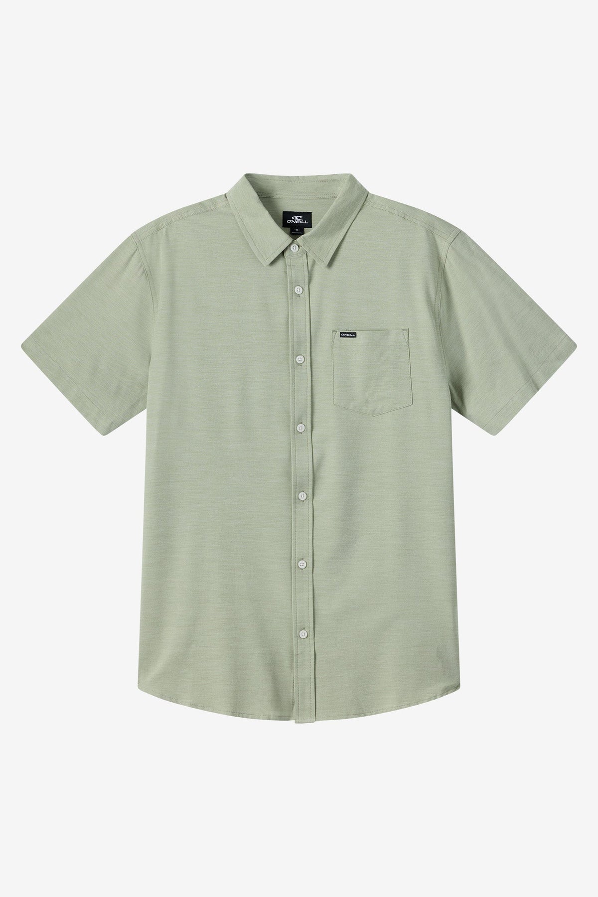 O'Neill Light Check Standard S/S Shirt-Oil Green