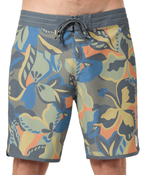 O'Neill OG Print Scallop 18'' Boardshorts-Dark Shadow