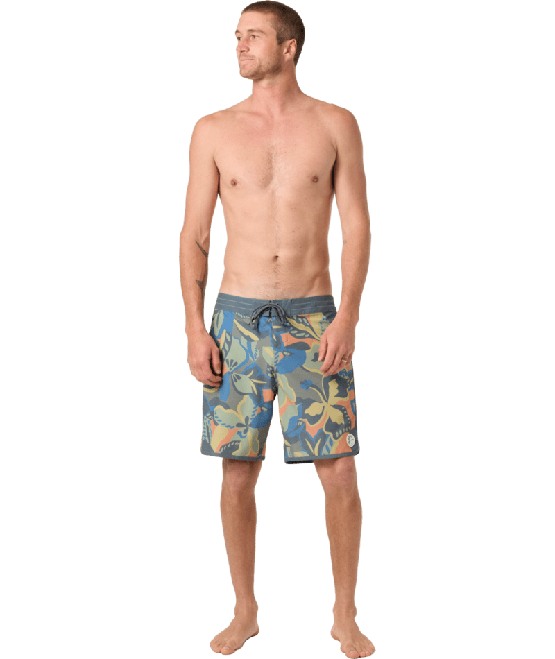 O'Neill OG Print Scallop 18'' Boardshorts-Dark Shadow