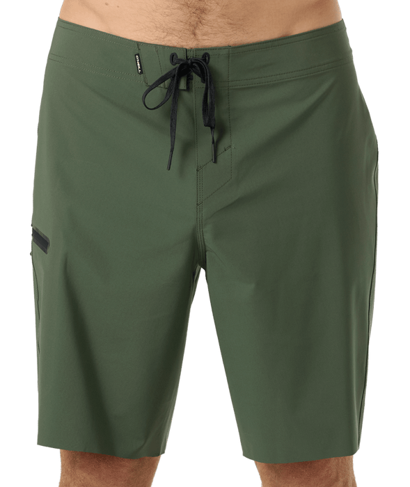 O'Neill Hyperfreak Tech Solid 19'' Boardshorts-Dark Olive