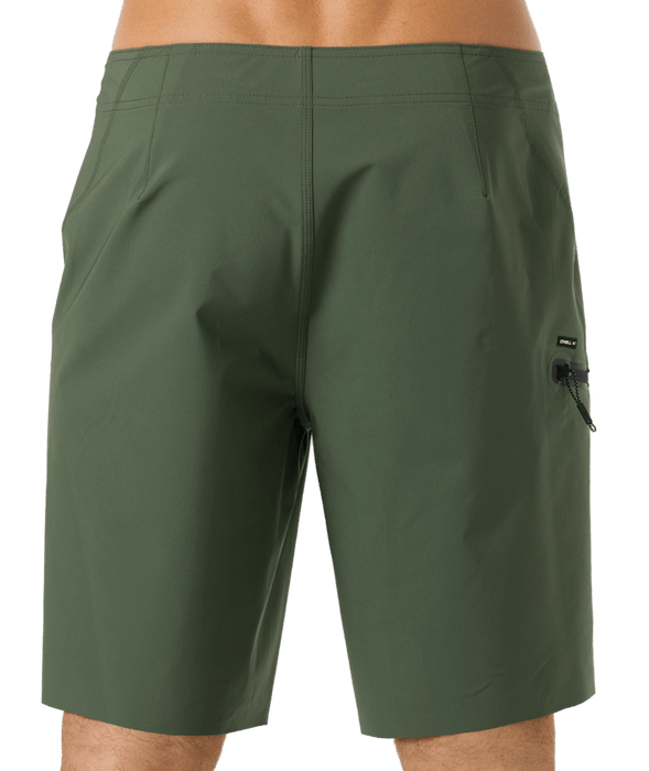 O'Neill Hyperfreak Tech Solid 19'' Boardshorts-Dark Olive