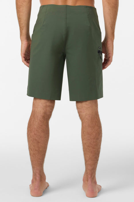 O'Neill Hyperfreak Tech Solid 19'' Boardshorts-Dark Olive