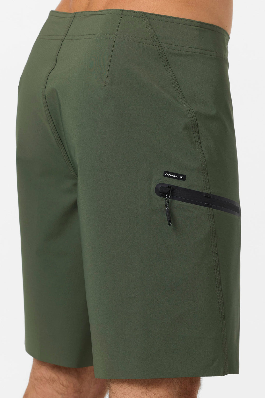 O'Neill Hyperfreak Tech Solid 19'' Boardshorts-Dark Olive