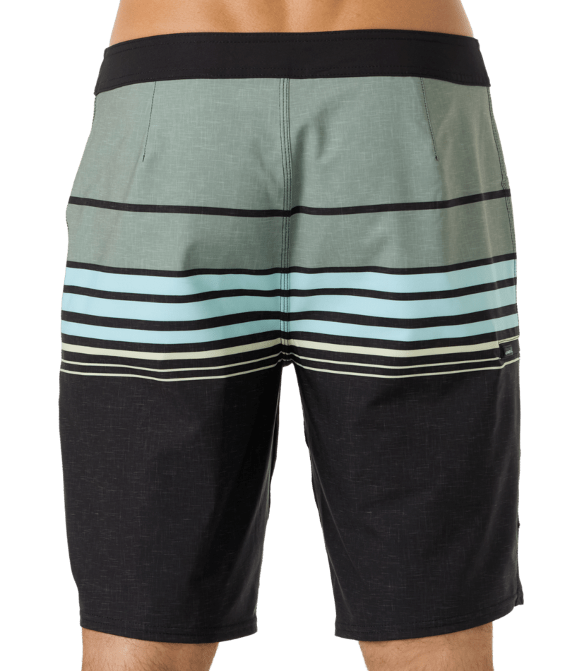 O'Neill Hyperfreak Heat Stripe 20 Boardshorts-Black