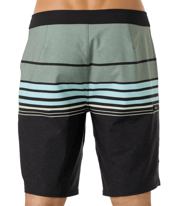 O'Neill Hyperfreak Heat Stripe 20 Boardshorts-Black