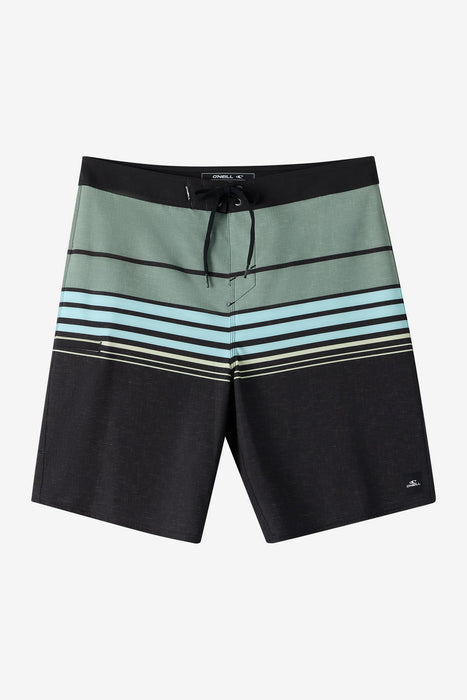 O'Neill Hyperfreak Heat Stripe 20 Boardshorts-Black