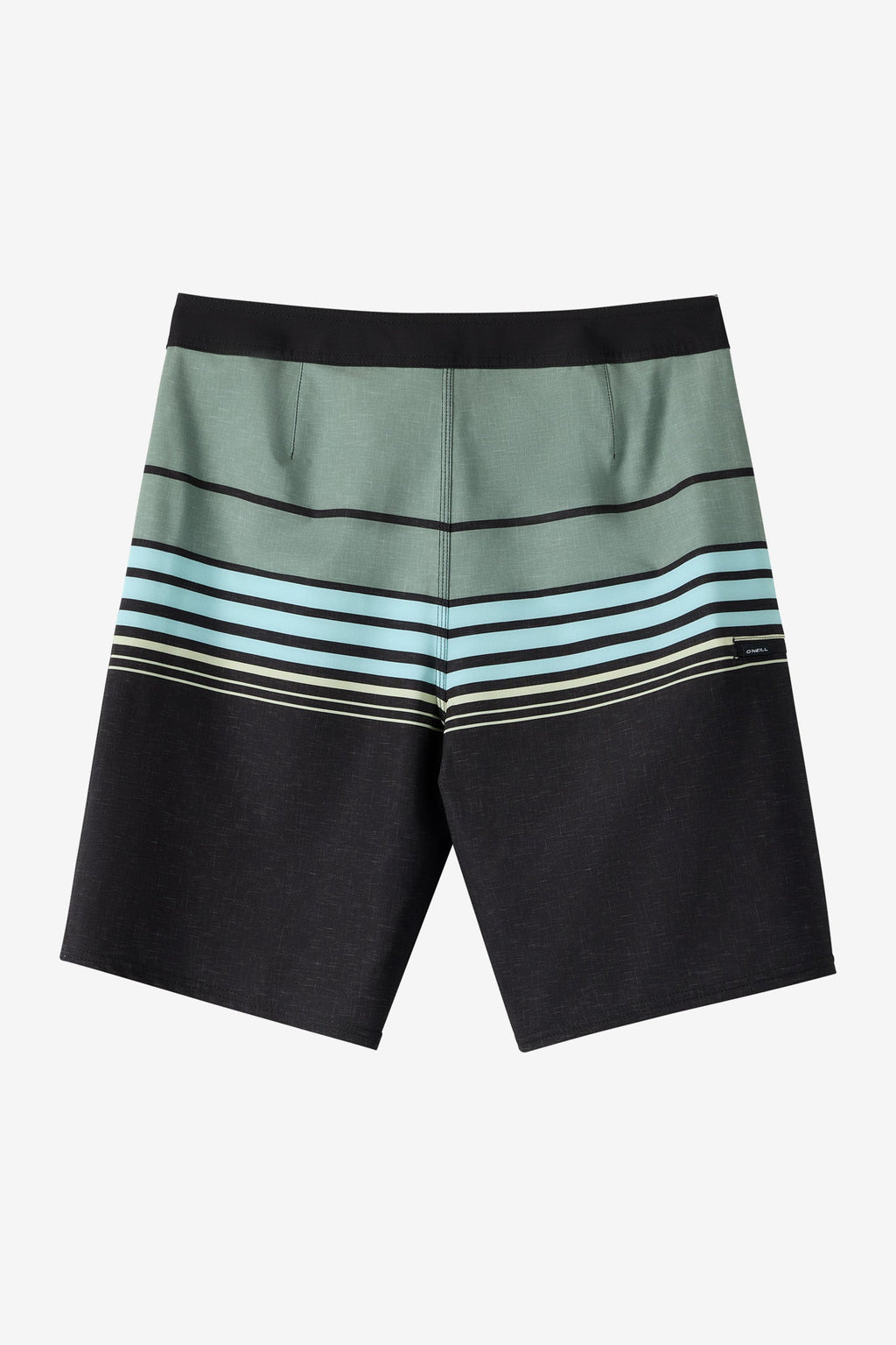 O'Neill Hyperfreak Heat Stripe 20 Boardshorts-Black