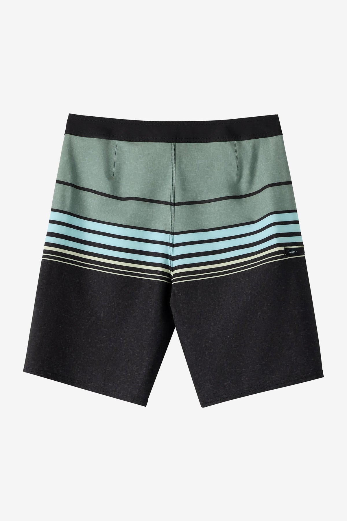 O'Neill Hyperfreak Heat Stripe 20 Boardshorts-Black