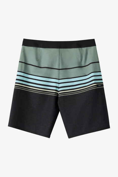 O'Neill Hyperfreak Heat Stripe 20 Boardshorts-Black