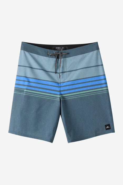 O'Neill Hyperfreak Heat Stripe 20 Boardshorts-Dark Slate