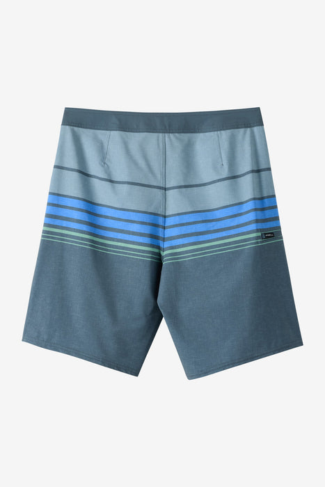 O'Neill Hyperfreak Heat Stripe 20 Boardshorts-Dark Slate