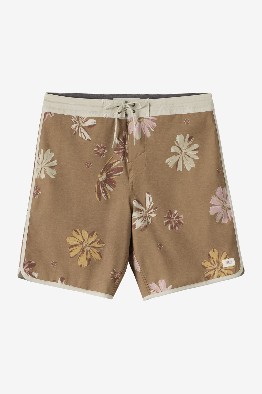 O'Neill Cruzer Scallop 18'' Boardshorts-Dark Khaki