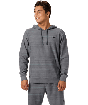 O'Neill Bavaro Stripe Hooded Sweatshirt-Dark Shadow