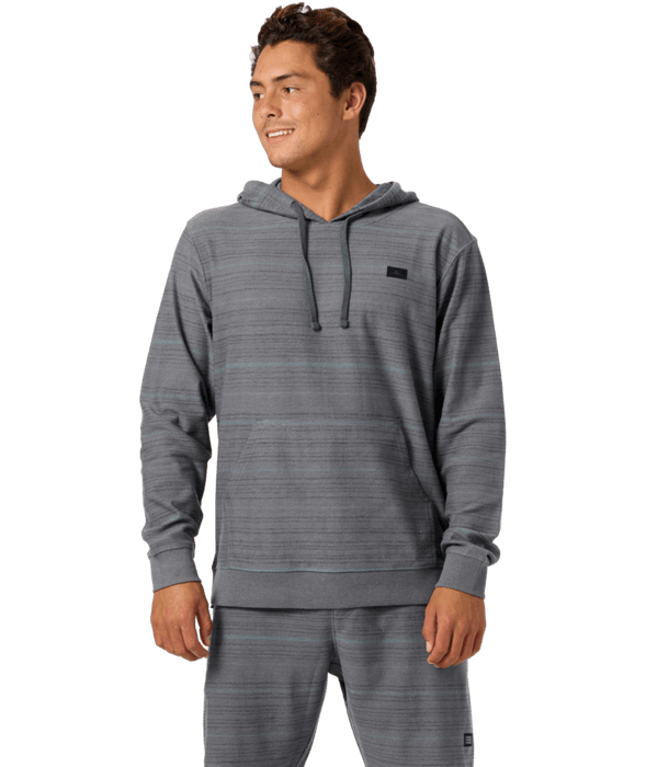 O'Neill Bavaro Stripe Hooded Sweatshirt-Dark Shadow