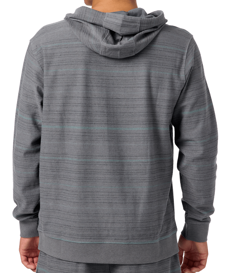O'Neill Bavaro Stripe Hooded Sweatshirt-Dark Shadow