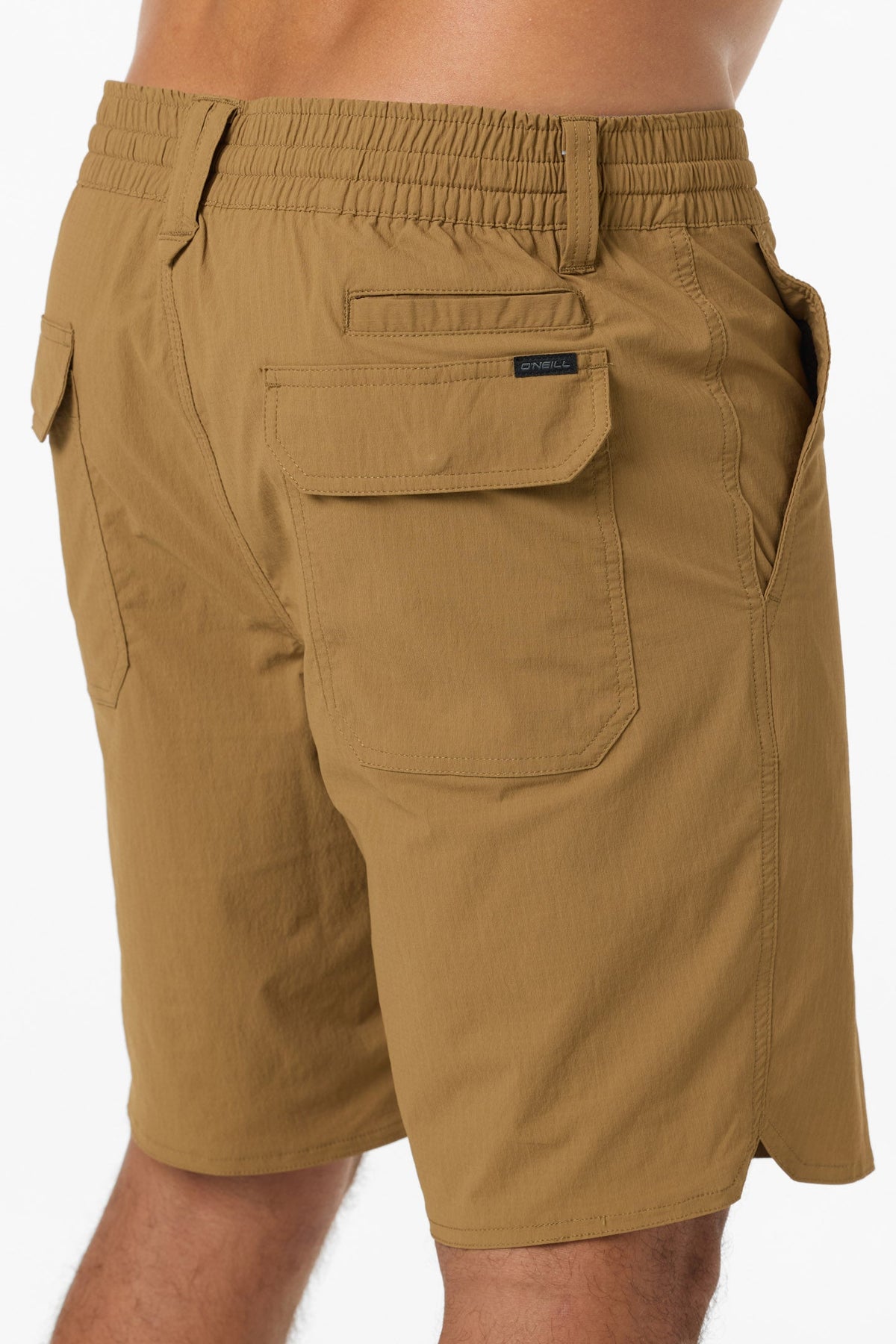 O'Neill Trvlr Halfback Hybrid 18 Shorts-Dark Khaki