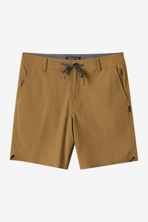 O'Neill Trvlr Halfback Hybrid 18 Shorts-Dark Khaki