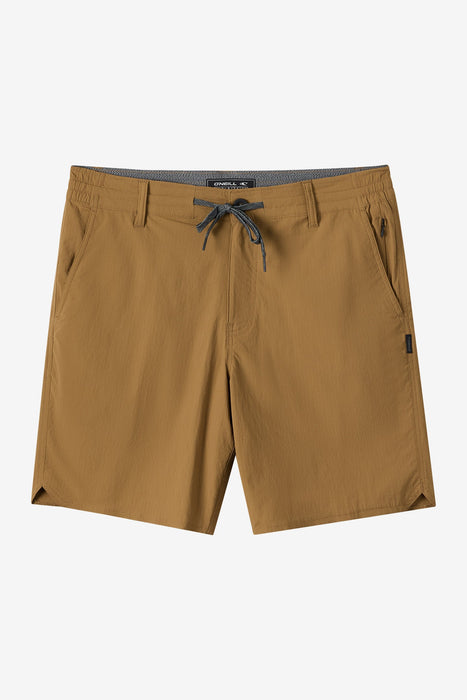 O'Neill Trvlr Halfback Hybrid 18 Shorts-Dark Khaki