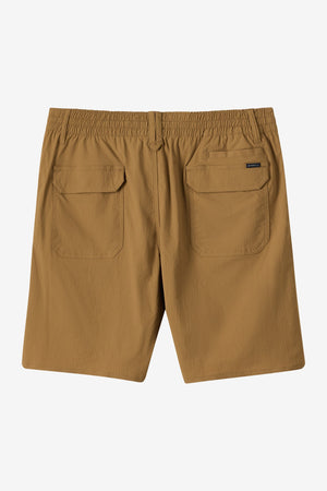 O'Neill Trvlr Halfback Hybrid 18 Shorts-Dark Khaki— Alternate View