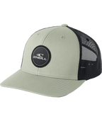 O'Neill Logo Trucker Hat-Oil Green