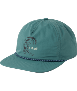 O'Neill OG CS Nylon Snapback Hat-Balsam Green