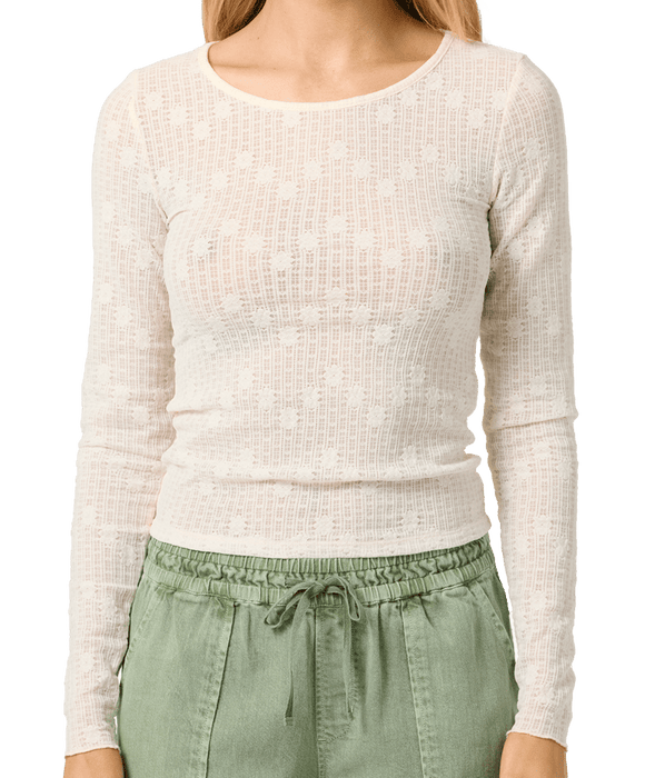 O'Neill Marliz Lace L/S Shirt-Winter White