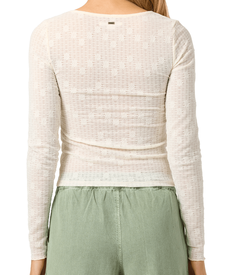 O'Neill Marliz Lace L/S Shirt-Winter White