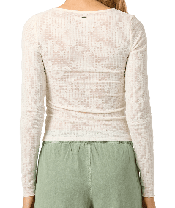 O'Neill Marliz Lace L/S Shirt-Winter White