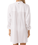 O'Neill Belizin L/S Coverup Dress-White