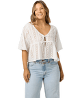 O'Neill Loni Eyelet Shirt-White
