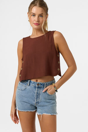 O'Neill Sanders Tank-Coconut Brown