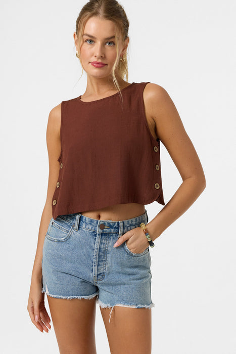O'Neill Sanders Tank-Coconut Brown