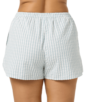 O'Neill Millie Seersucker Shorts-Winter White— Alternate View