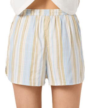 O'Neill Millie Stripe Shorts-Tapioca— Alternate View