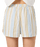 O'Neill Millie Stripe Shorts-Tapioca