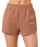 O'Neill Chore Break Scallop Fleece Shorts-Carob Brown