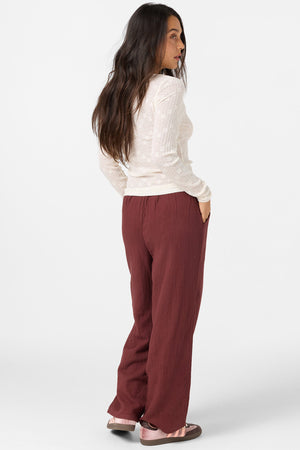 O'Neill Brenda Pants-Chocolate— Alternate View