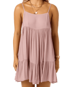 O'Neill Saltwater Solids Rilee Mini Coverup Dress-Orchid