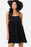 O'Neill Saltwater Solids Rilee Mini Coverup Dress-Black