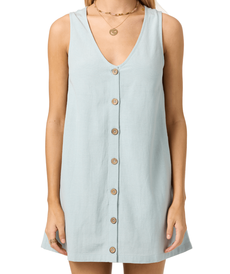 O'Neill Sanders Mini Dress-Cloud Blue