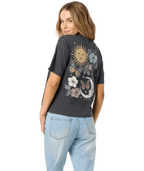 O'Neill La Luna Easy Tee-Washed Black