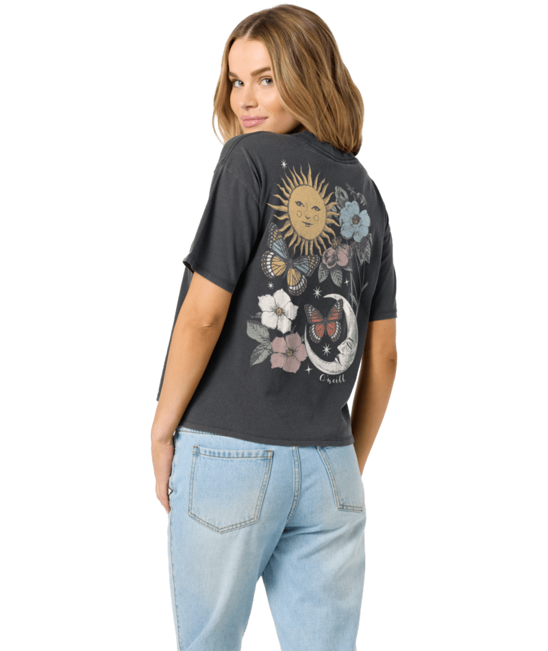 O'Neill La Luna Easy Tee-Washed Black