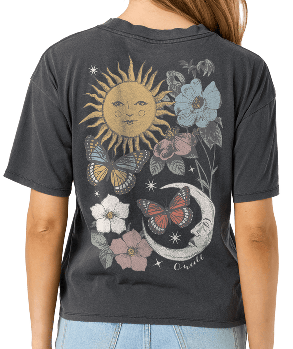 O'Neill La Luna Easy Tee-Washed Black