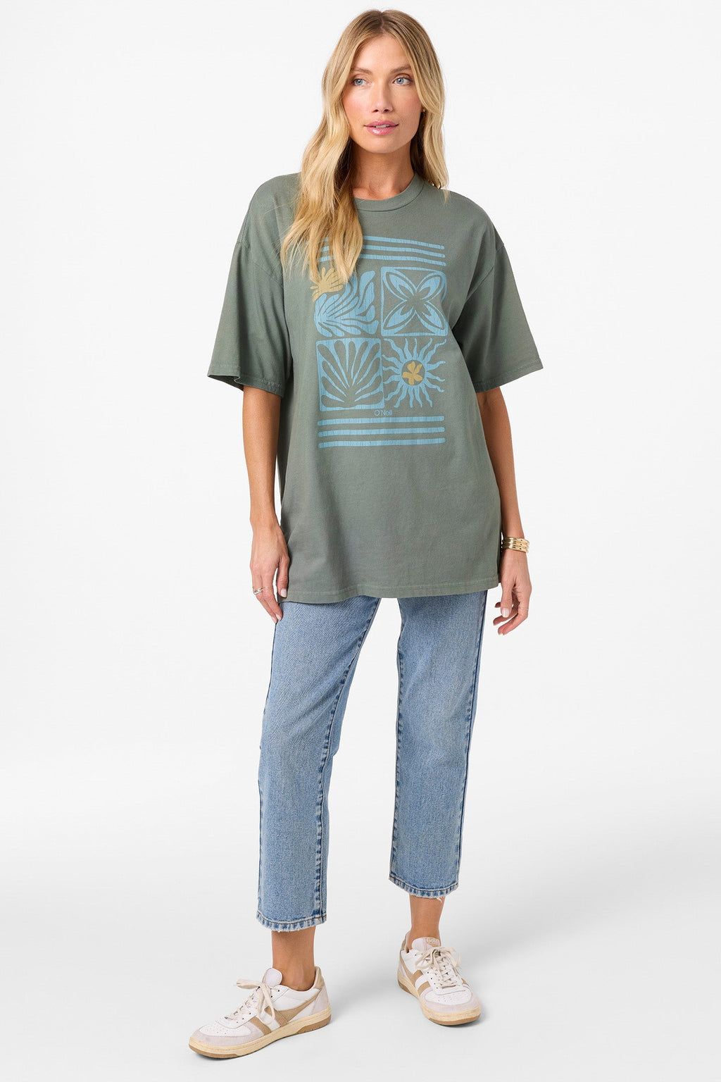 O'Neill OG Elements Oversized Tee-Balsam Green