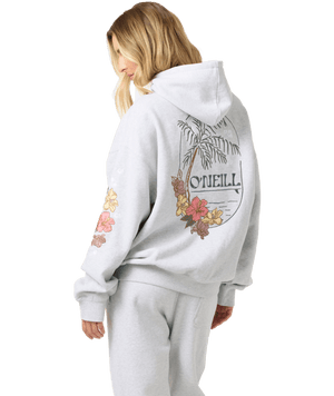 O'Neill Lush Oversized Hooded Sweatshirt-Heather Grey