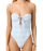 O'Neill Catamaran Plaid Poolside One Piece-Azurine